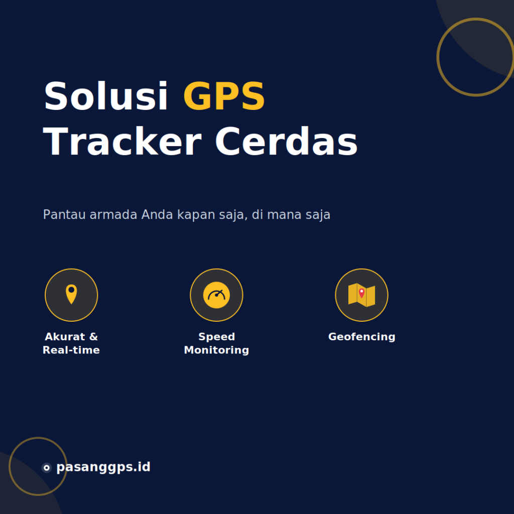 Solusi cerdas gps tracker kendaraan - pasanggps.id